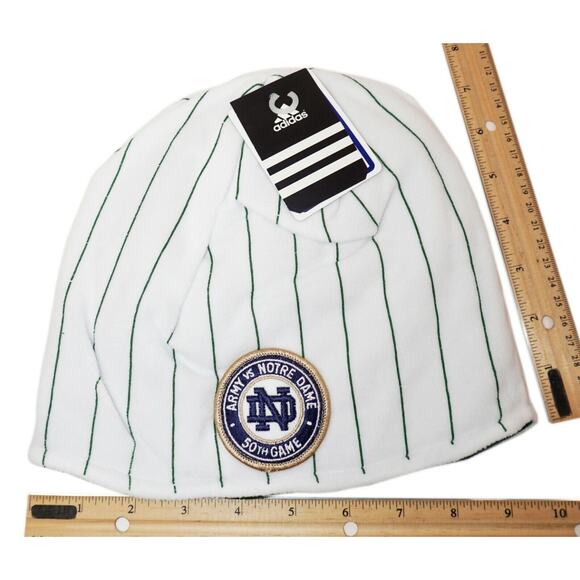 Vintage Notre Dame vs Army 50th game NCAA Reversible Beanie Cap - Toque Hat 2010 - Picture 2 of 12